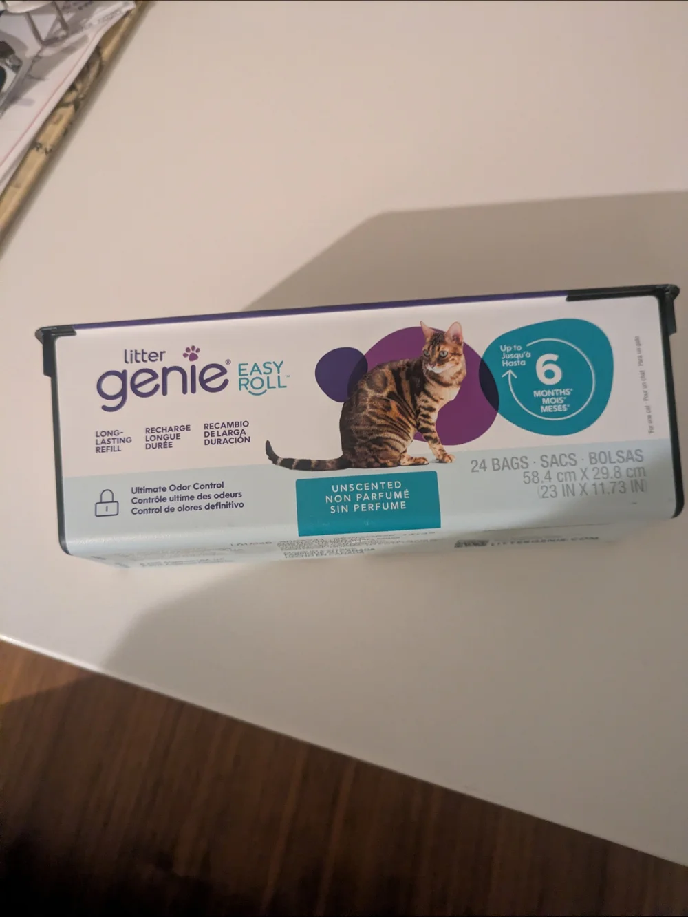 New Unscented Cat Litter Genie Refill Bags
